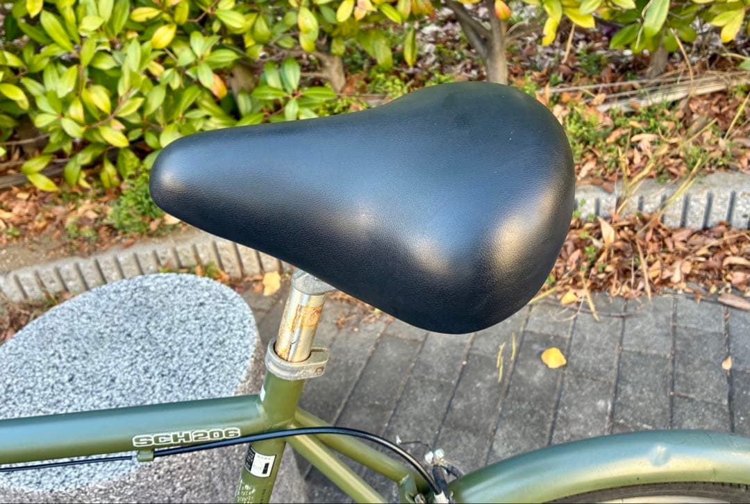 アサヒサイクル ミニベロ マットグリーンSCH206 20インチ 東京 - メルカリ