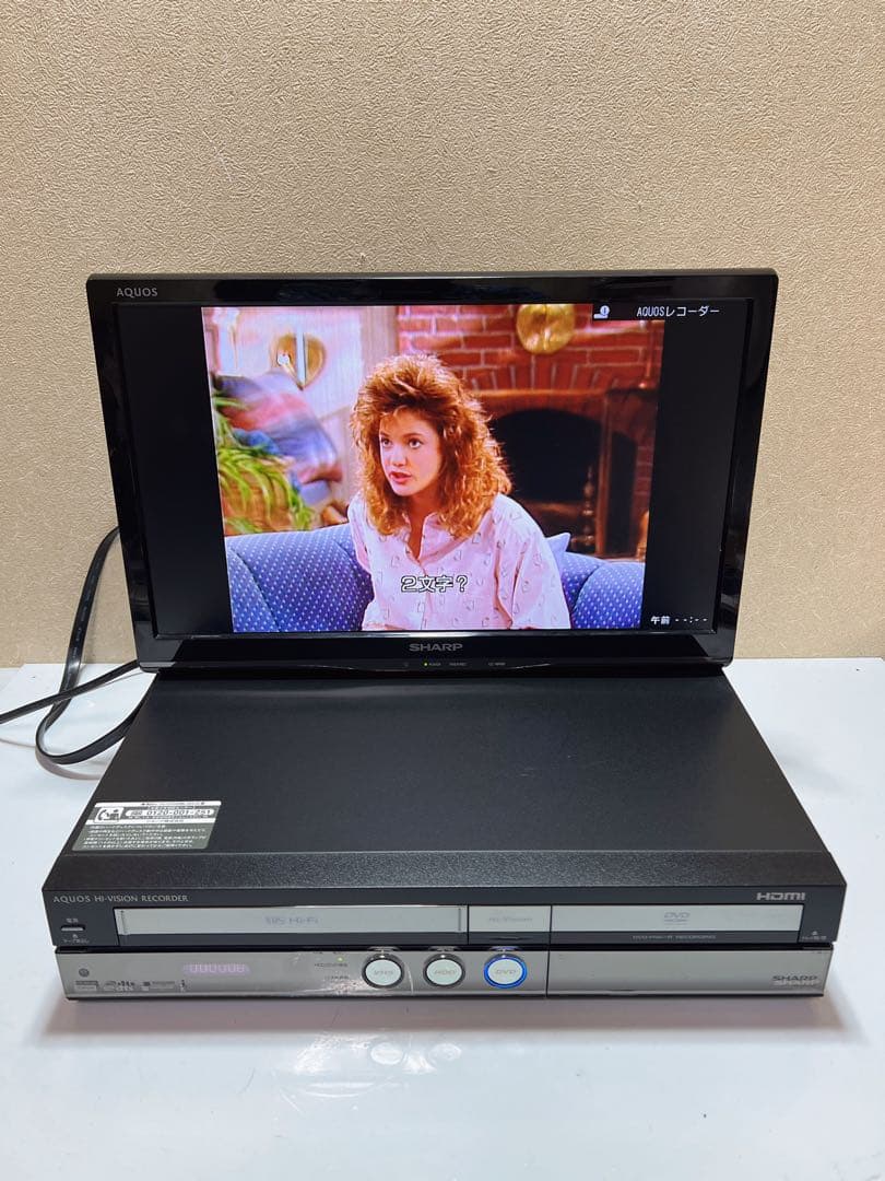 VHS・DVDレコーダー SHARP DV-ACV52 ギア交換品