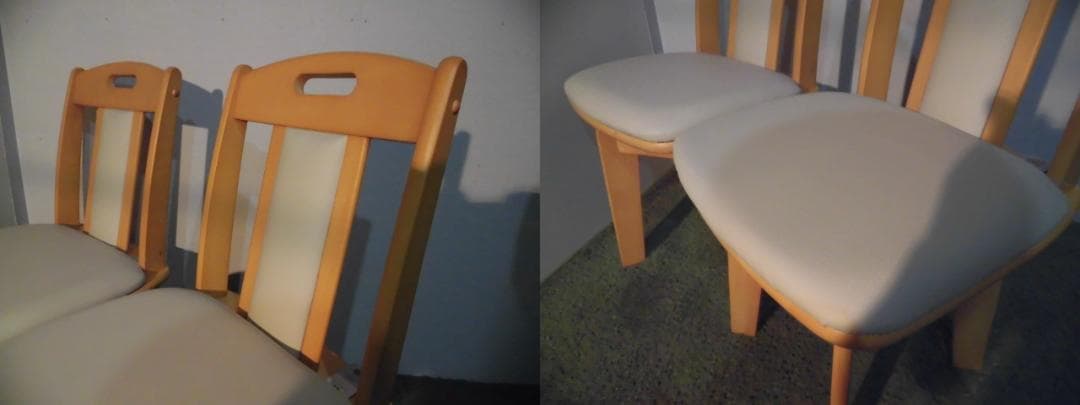 全国一律送料無料【限定品/新品】★高級回転ダイニングチェア2脚セットナチュラル