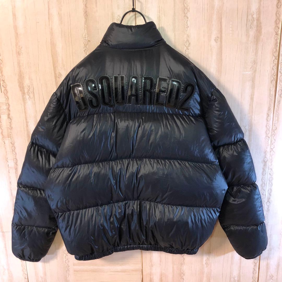 DSQUARED2 ディースクエアード ビック背面ロゴ付き ダウンジャケット