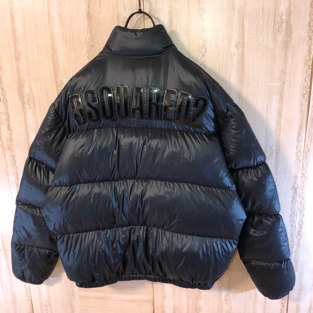 DSQUARED2 ディースクエアード ビック背面ロゴ付き ダウンジャケット