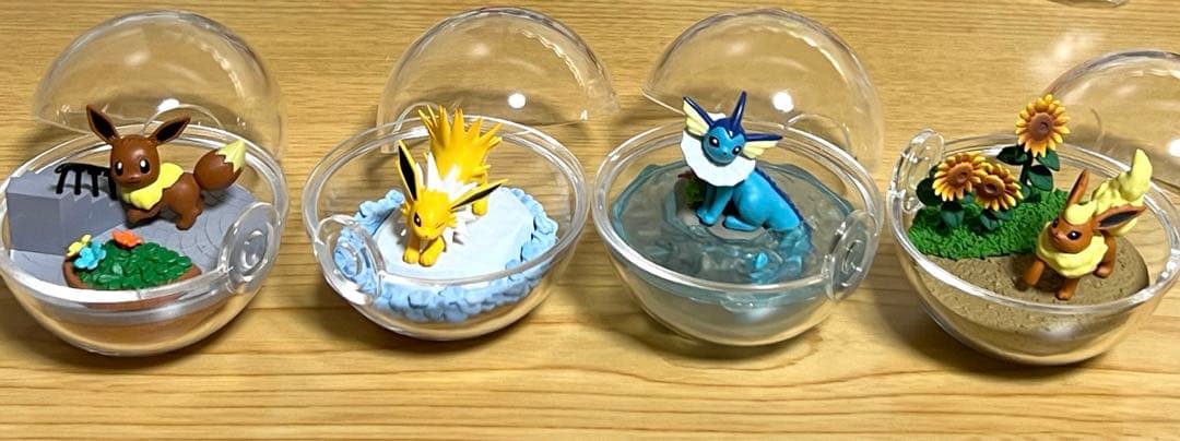 ポケモン　テラリウム　ブイズ　リーメント　フィギュア　ニンフィア　ブラッキー