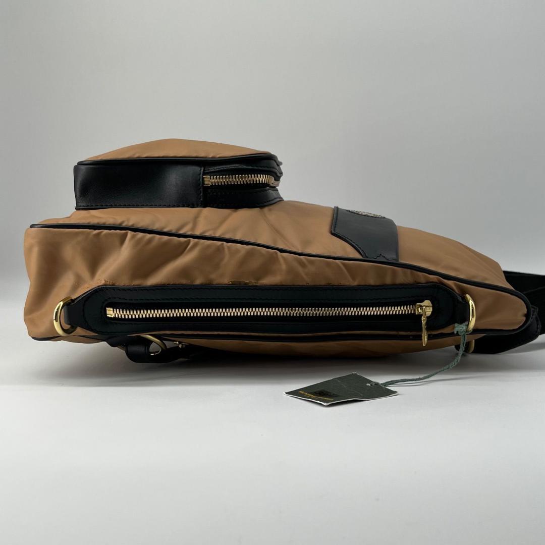 タグ付✨美品 ハンティングワールド バチューサー レザー ボディバッグ