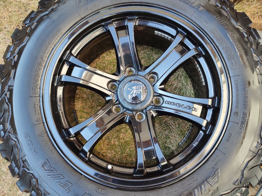 BFグッドリッチ タイヤ265/60R18 キーラーフォースホイール4本セット