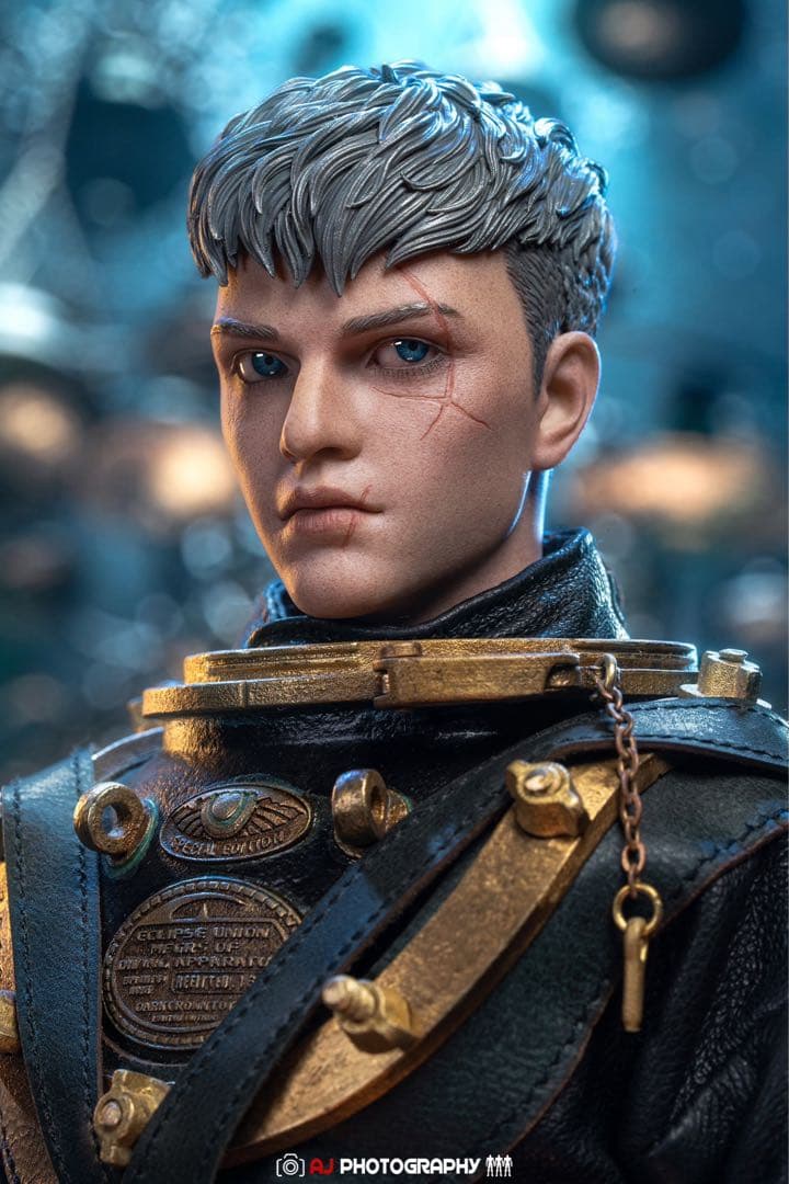 Darkcrowntoys Gareth 1/6潜水用ヘルメットダイカスト 本革