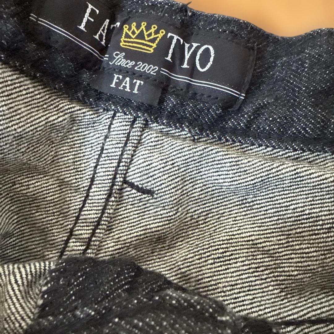 FAT 247 ブラックデニム インディゴ テーパード アーカイブ 裏原 激レア