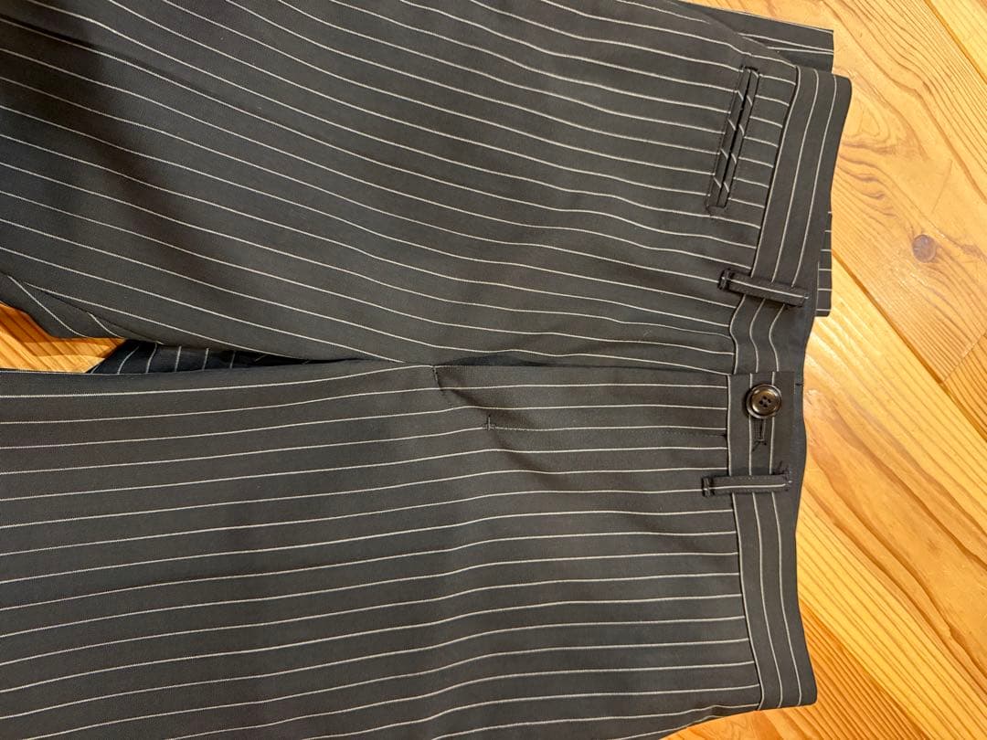 RUDE GALLERY ストライプ ブラックスラックス