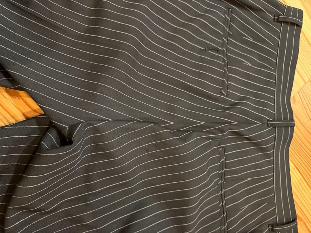 RUDE GALLERY ストライプ ブラックスラックス