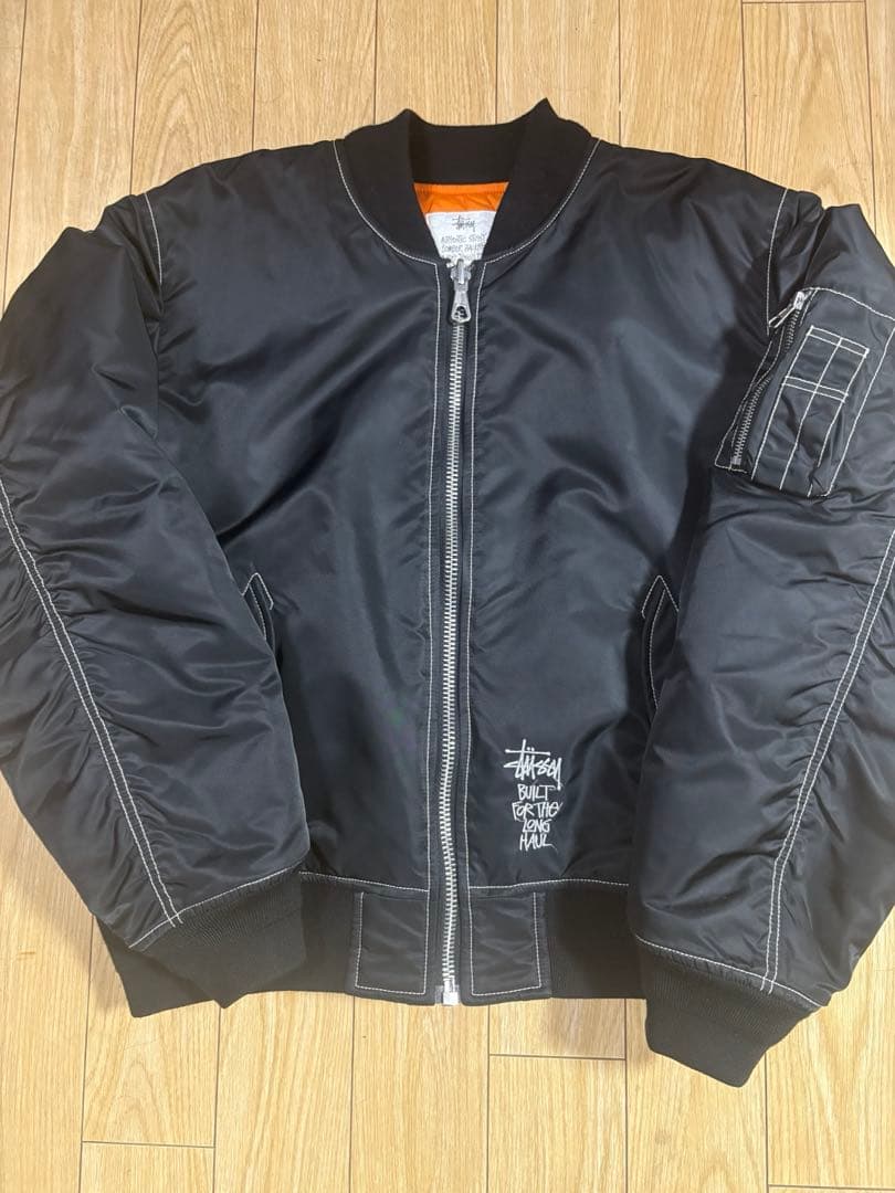 ジャケット・アウター stussy BUILT REVERSIBLE BOMBER JACKET