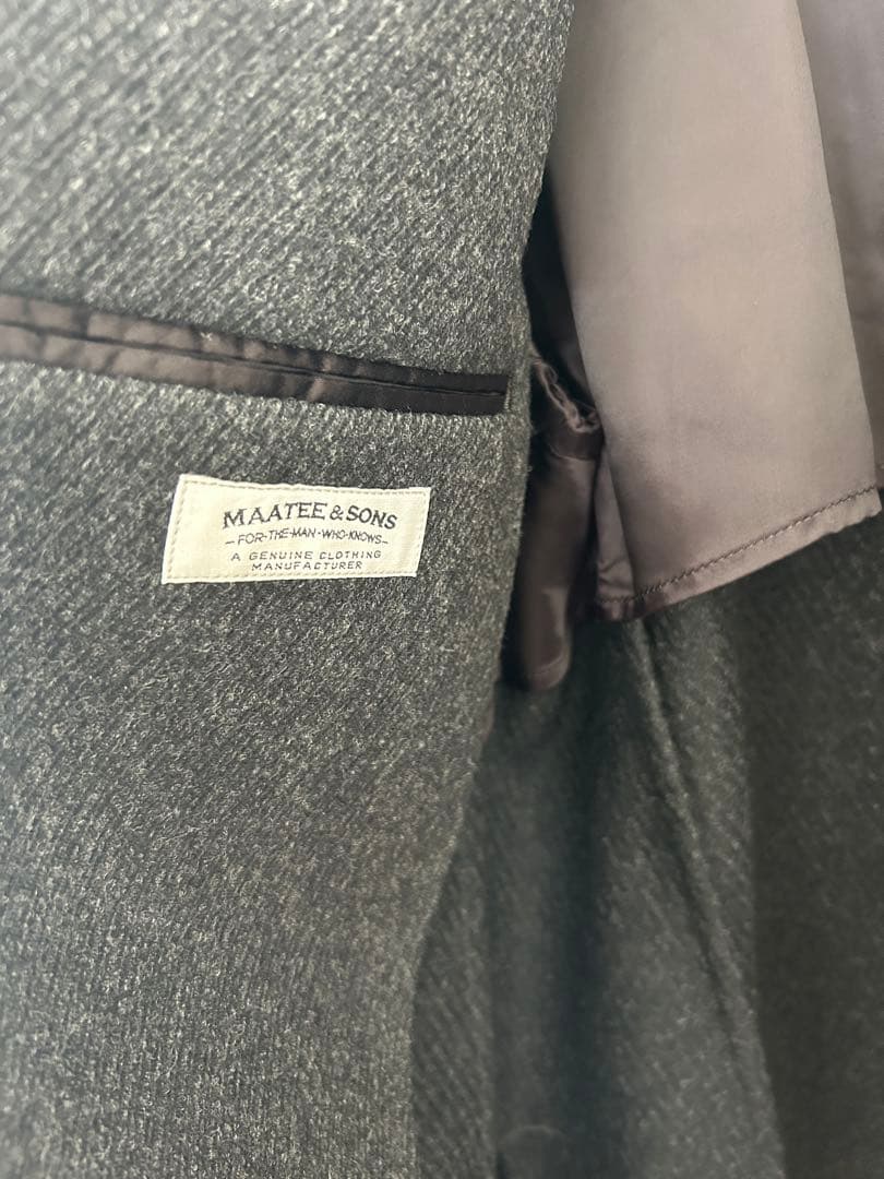 22AW MAATEE&SONS 3 チェスターコート