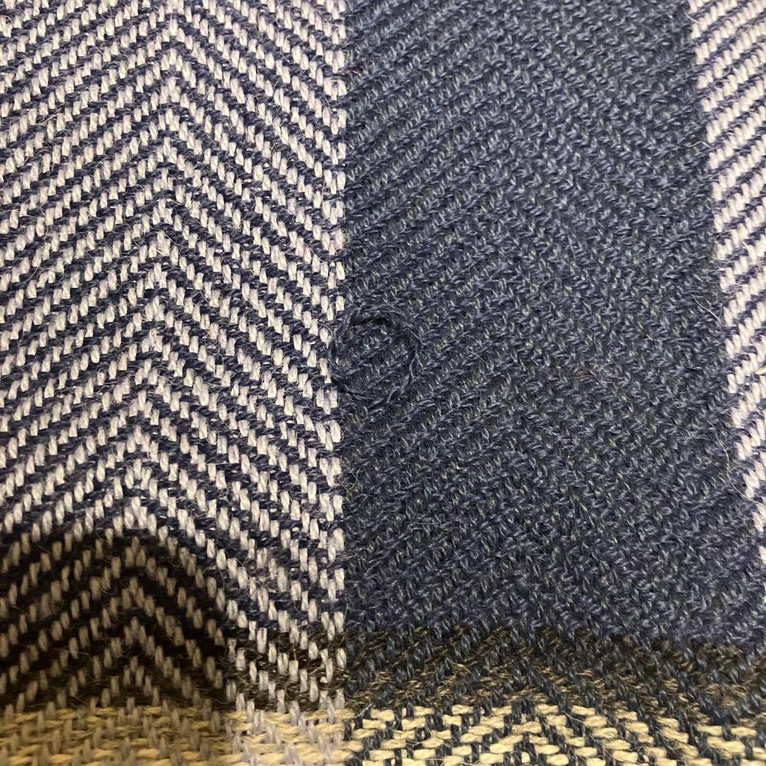 THE INOUE BROTHERS 大判アルパカマフラー　ネイビー ビームス