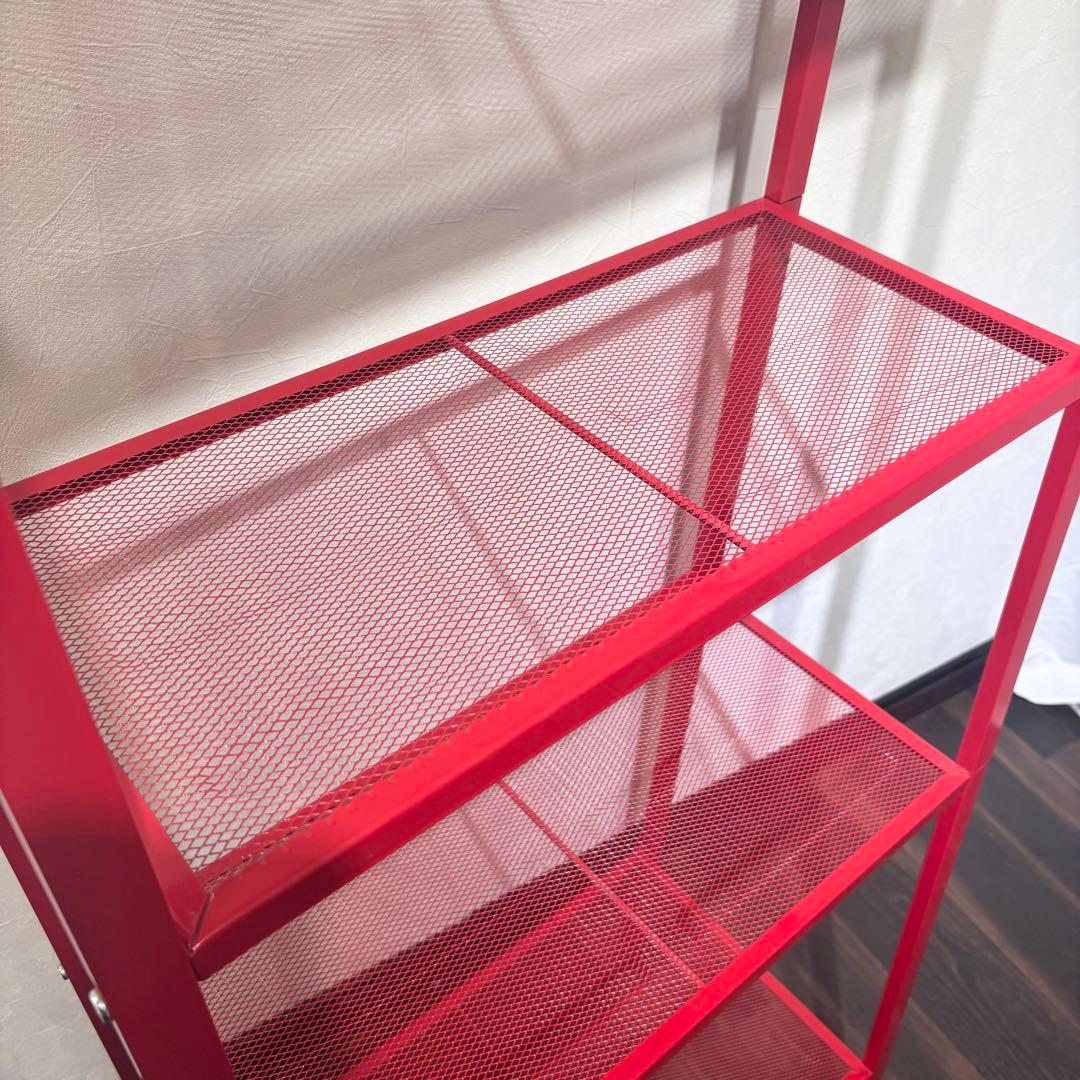 希少！新品・未使用品！IKEA LERBERG レールベリ 廃盤カラー レッド