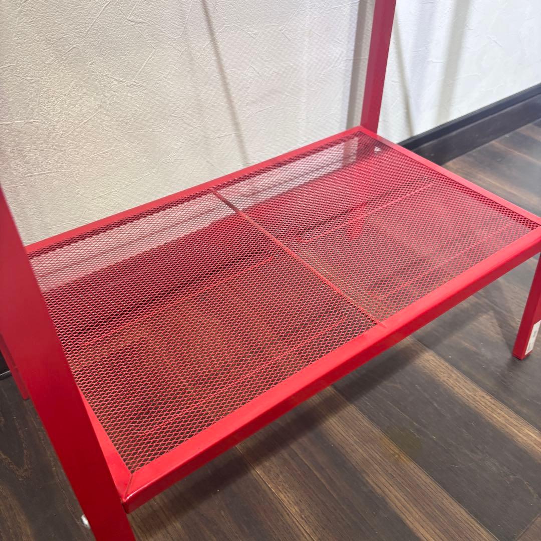 希少！新品・未使用品！IKEA LERBERG レールベリ 廃盤カラー レッド