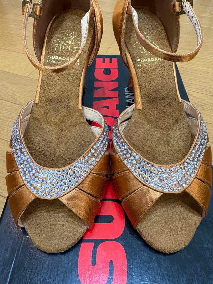 【良品】SUPADANCE ラテン 社交ダンス レディース シューズ