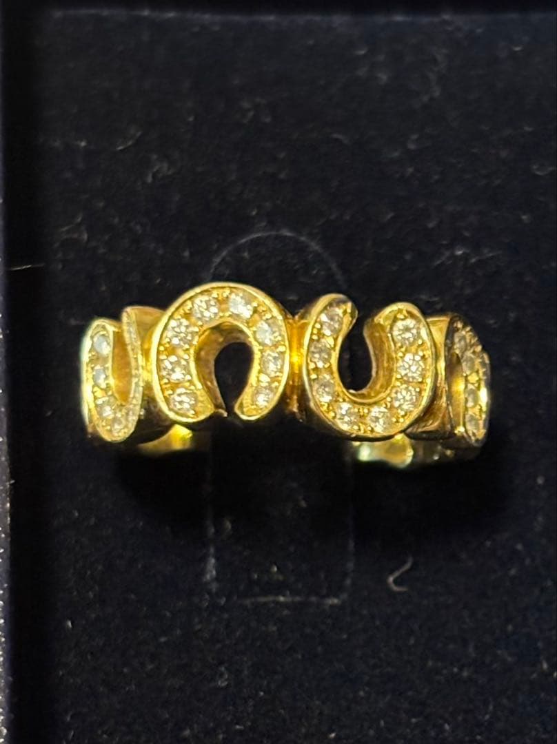 プ*ー様 Dr.コパ 馬蹄ゴールドリング - メルカリ