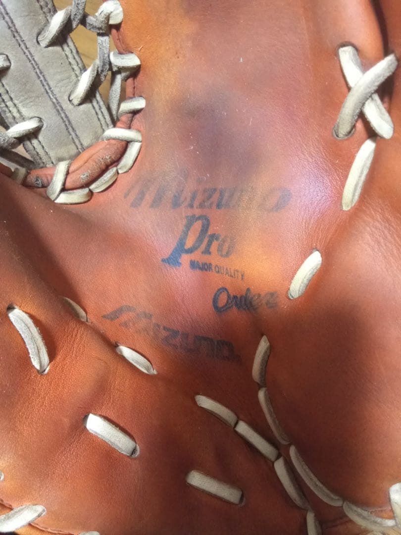 【名品】ミズノプロ オーダー ファーストミット 軟式 クレストハイドエリートR