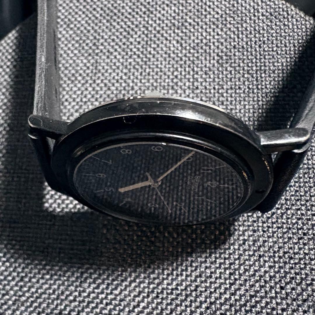 セイコー シャリオ 6431-6030 黒　当時物