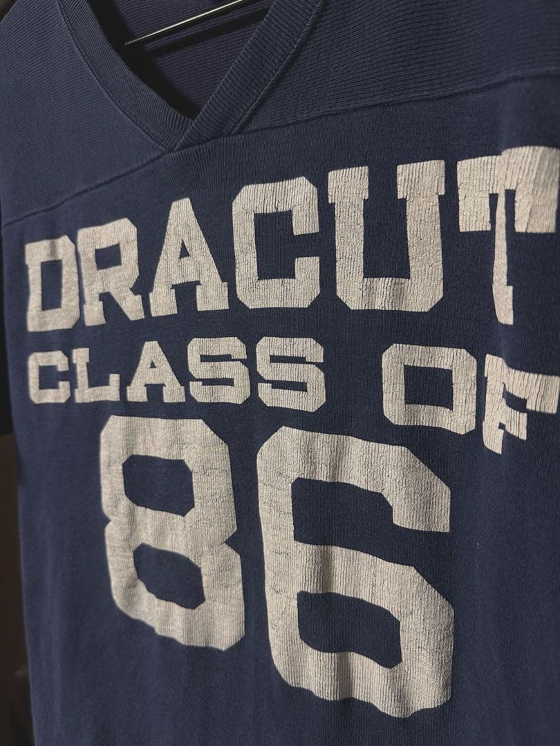 champion 80s DRACUT CLASS OF 86 Tシャツ L古着 Z46289073