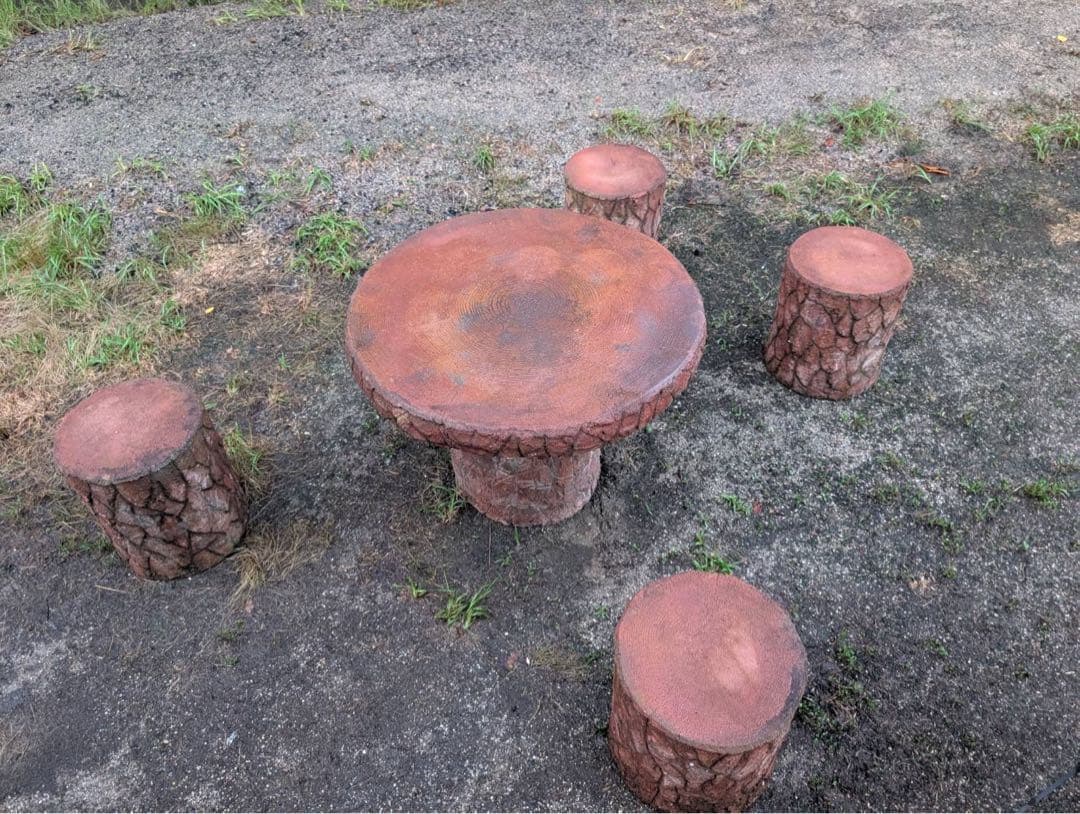 引き取り限定٩( 'ω' )وガーデンテーブルセット テーブルセット　ガーデン