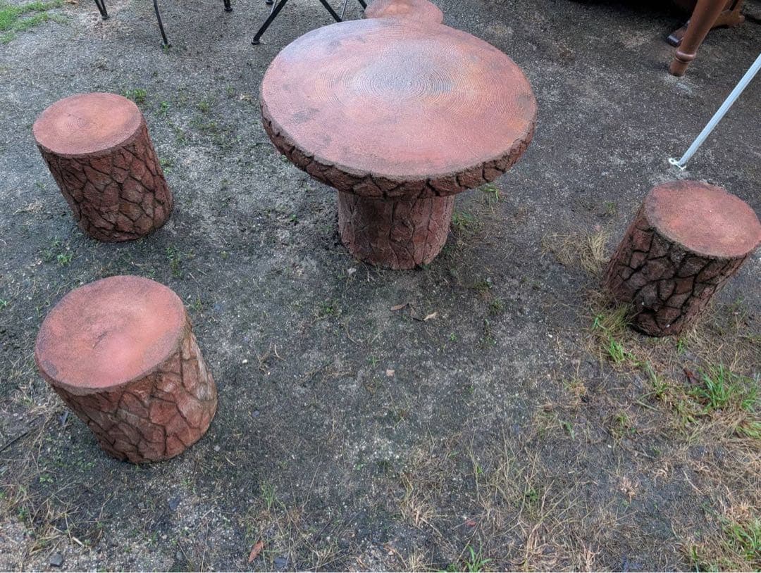 引き取り限定٩( 'ω' )وガーデンテーブルセット テーブルセット　ガーデン