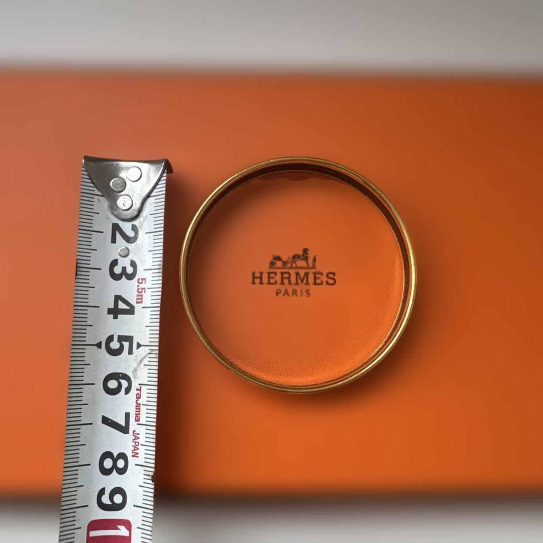 美品　エルメス バングル ブレスレット HERMES 七宝焼　エマイユ
