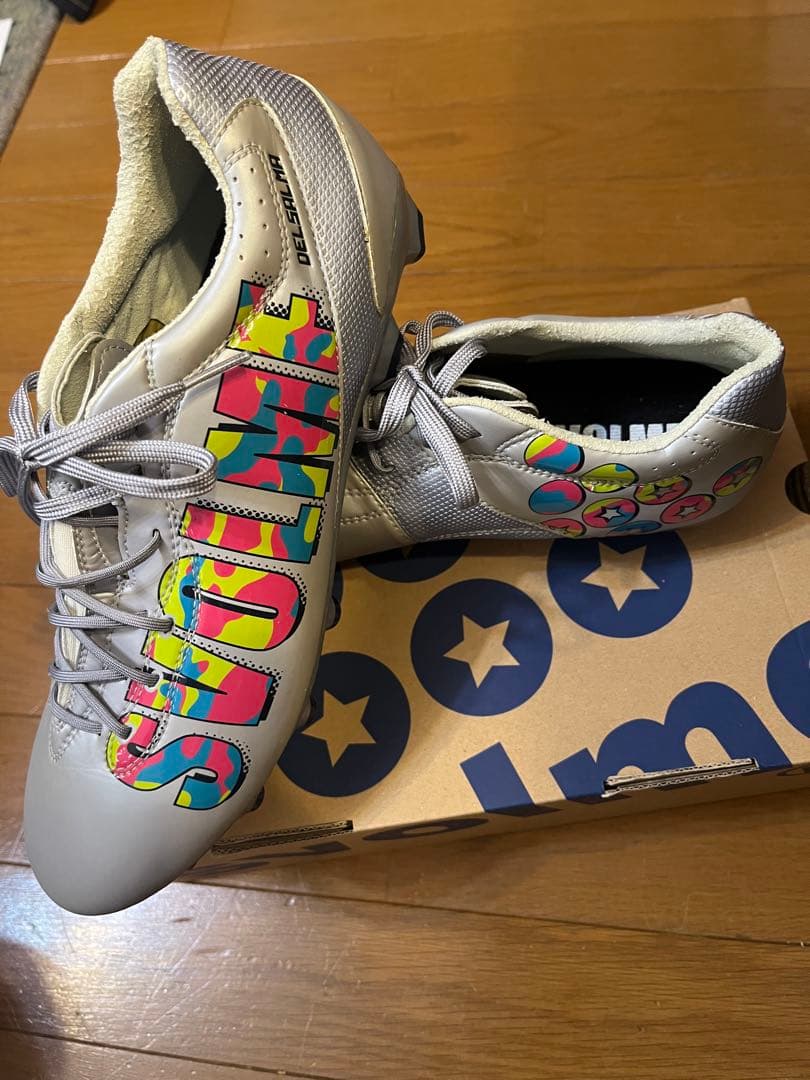 SVOLME サッカーシューズ スパイク シルバー