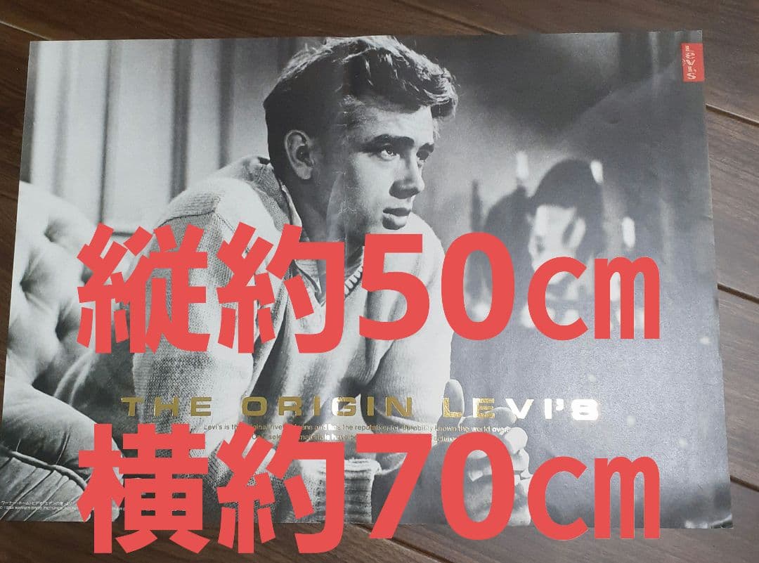 リーバイス×ジェームスディーン ポスター - メルカリ