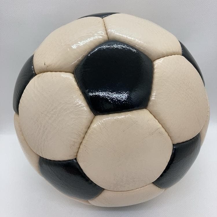 80's 本革手縫い サッカーボール PEACOCK  ヴィンテージ 昭和レトロ