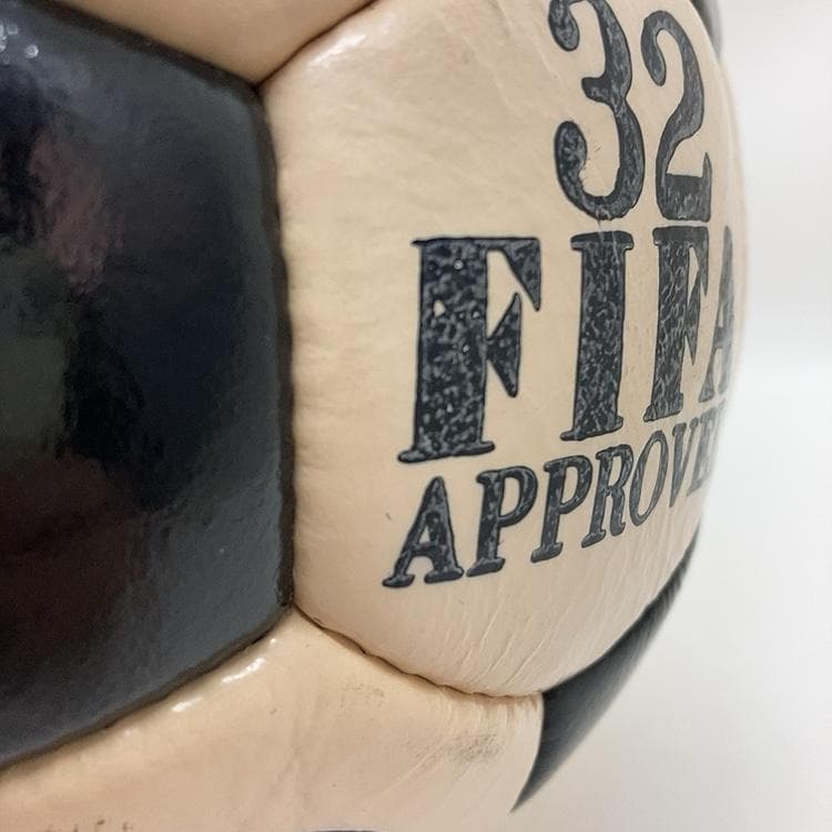 80's 本革手縫い サッカーボール PEACOCK  ヴィンテージ 昭和レトロ