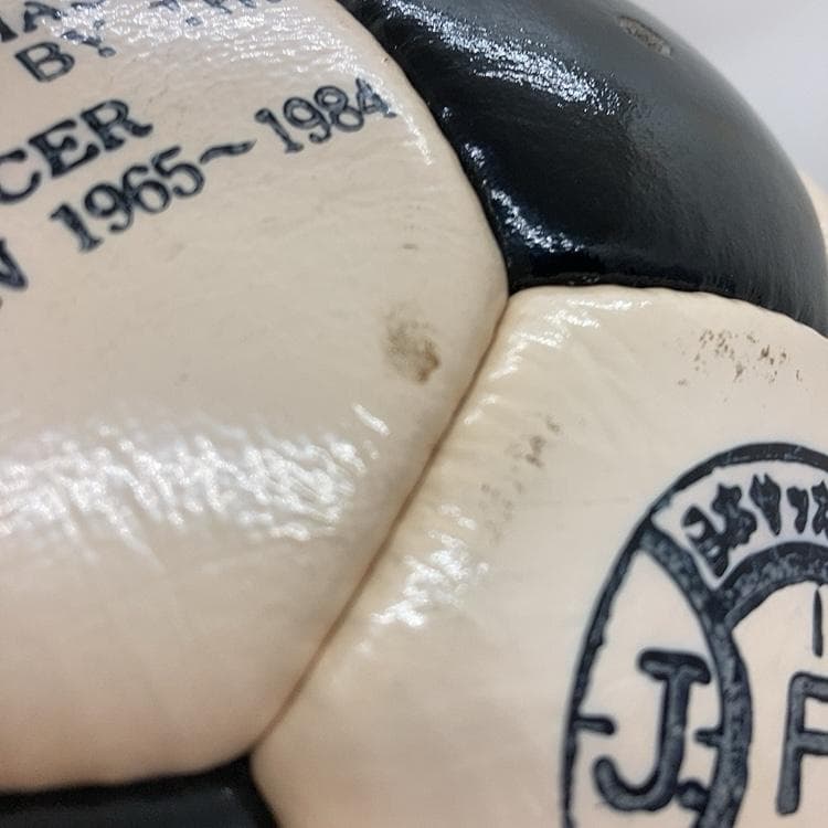80's 本革手縫い サッカーボール PEACOCK  ヴィンテージ 昭和レトロ
