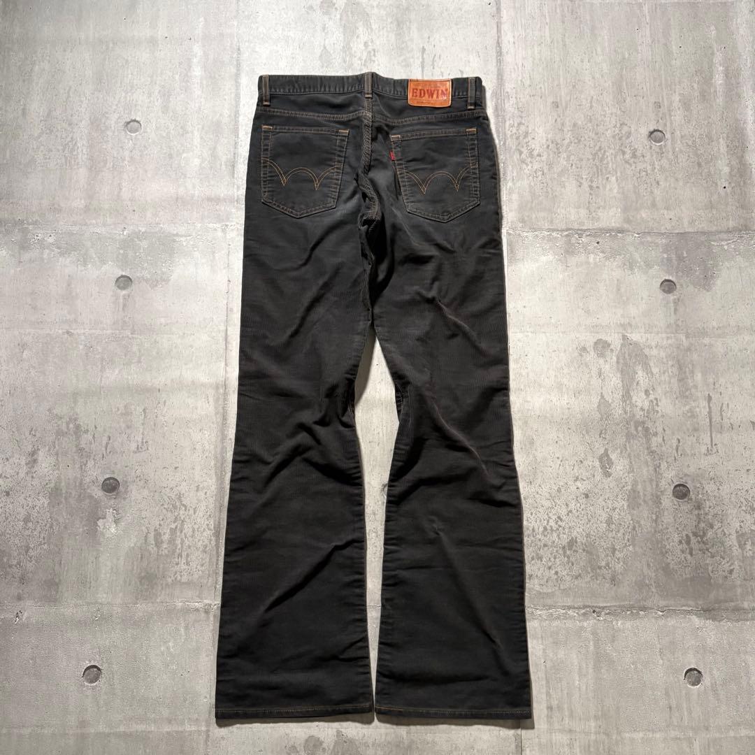 パンツ 00s edwin corduroy flare pants fade y2k