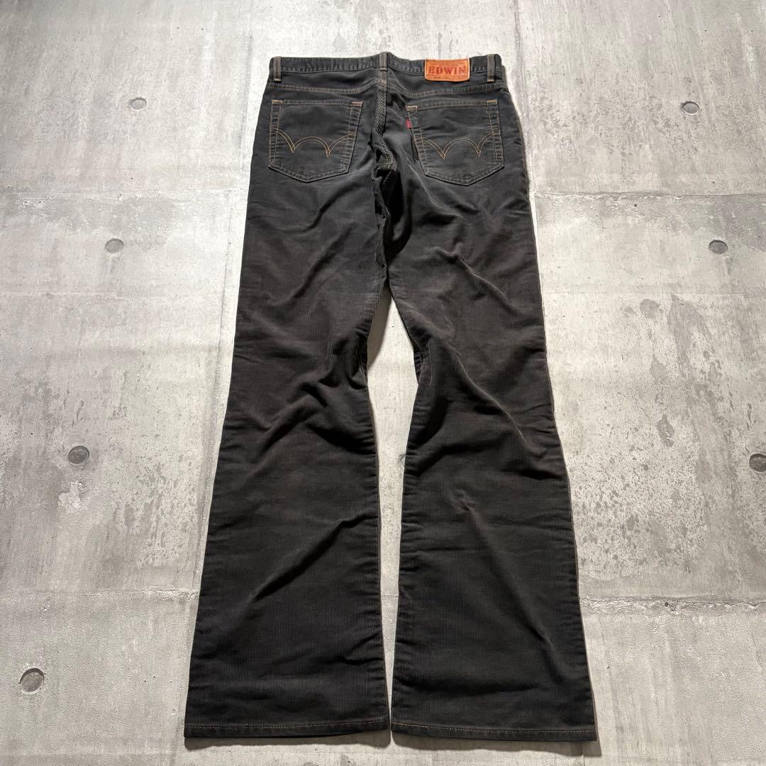 パンツ 00s edwin corduroy flare pants fade y2k