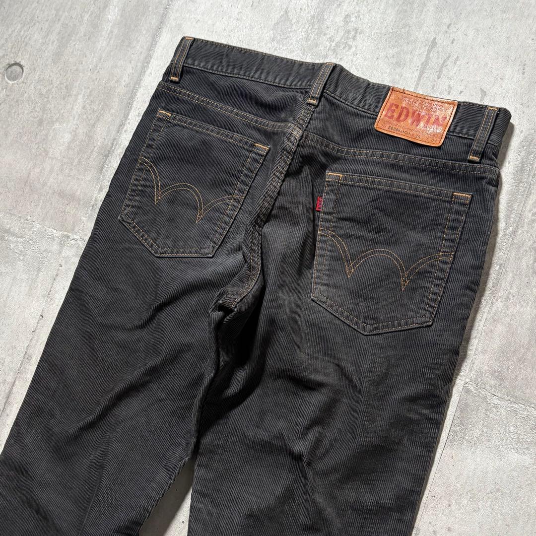 パンツ 00s edwin corduroy flare pants fade y2k
