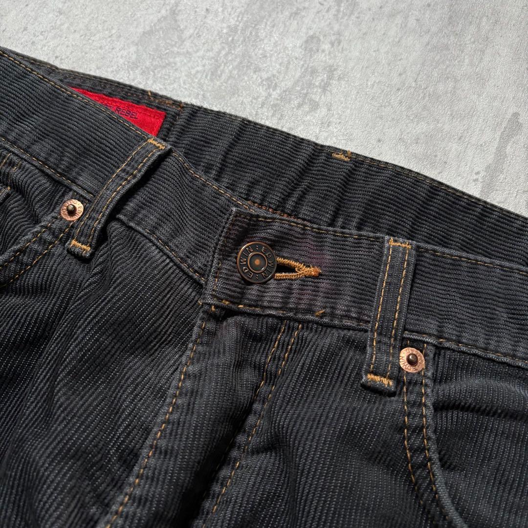 パンツ 00s edwin corduroy flare pants fade y2k