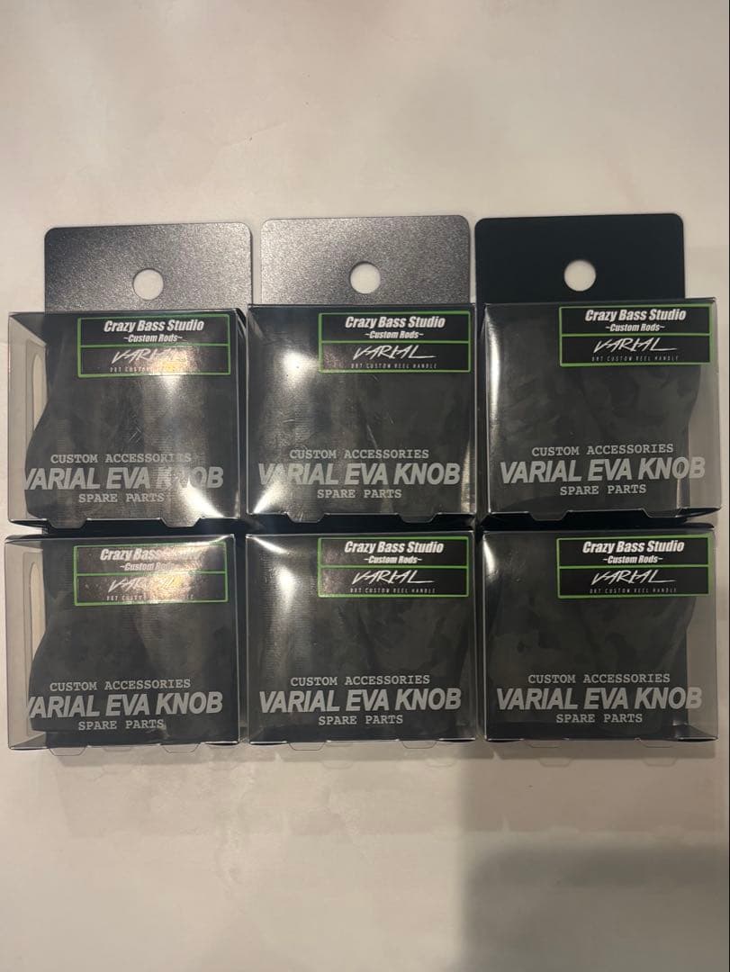 DRT クレイジーバススタジオ バリアルEVA ファットノブ ブラックカモ 6個