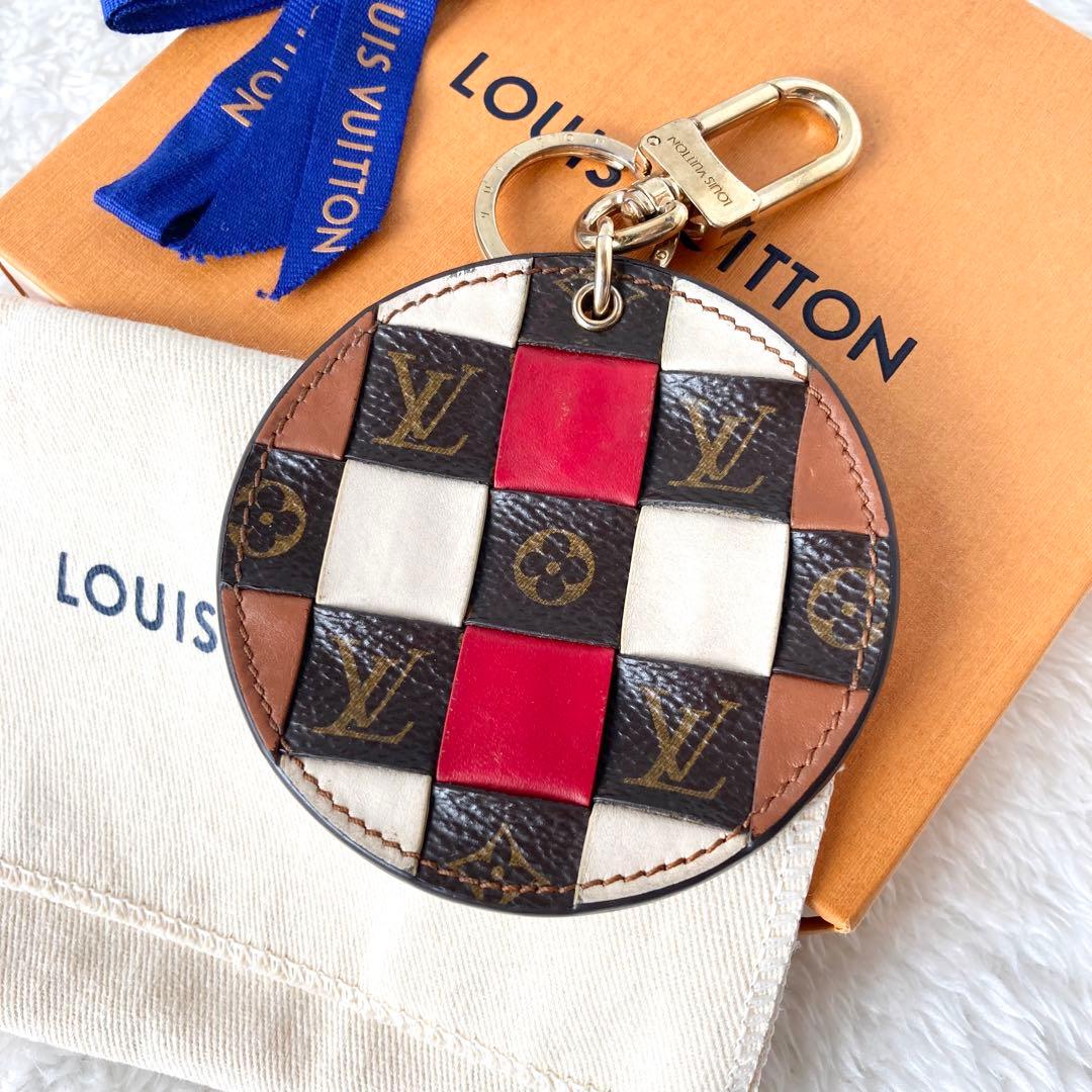 Louis Vuitton チェッカーパターン キーホルダー