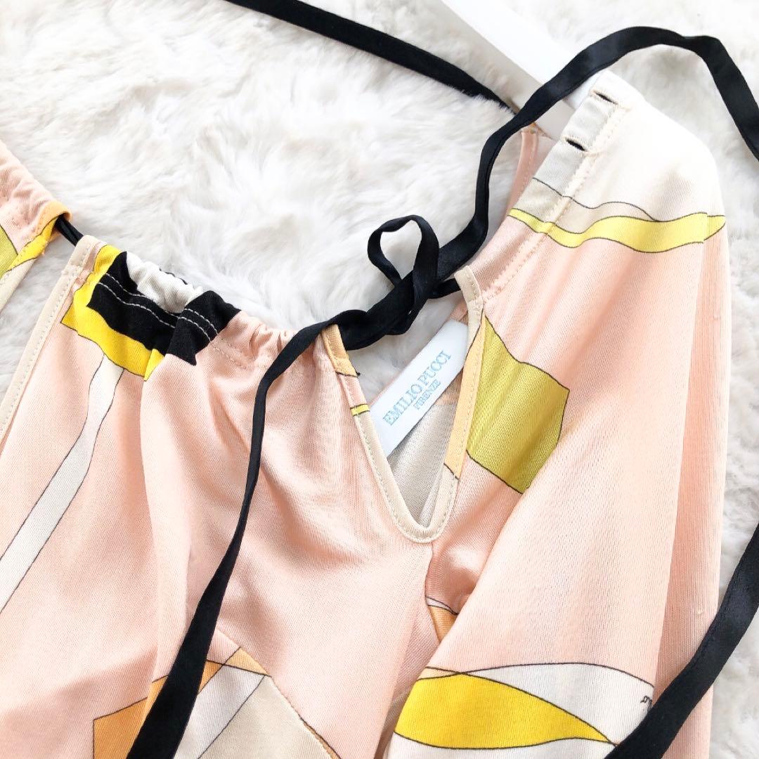 EmilioPucci*エミリオプッチ　シルク100%　プッチ柄ワンピース