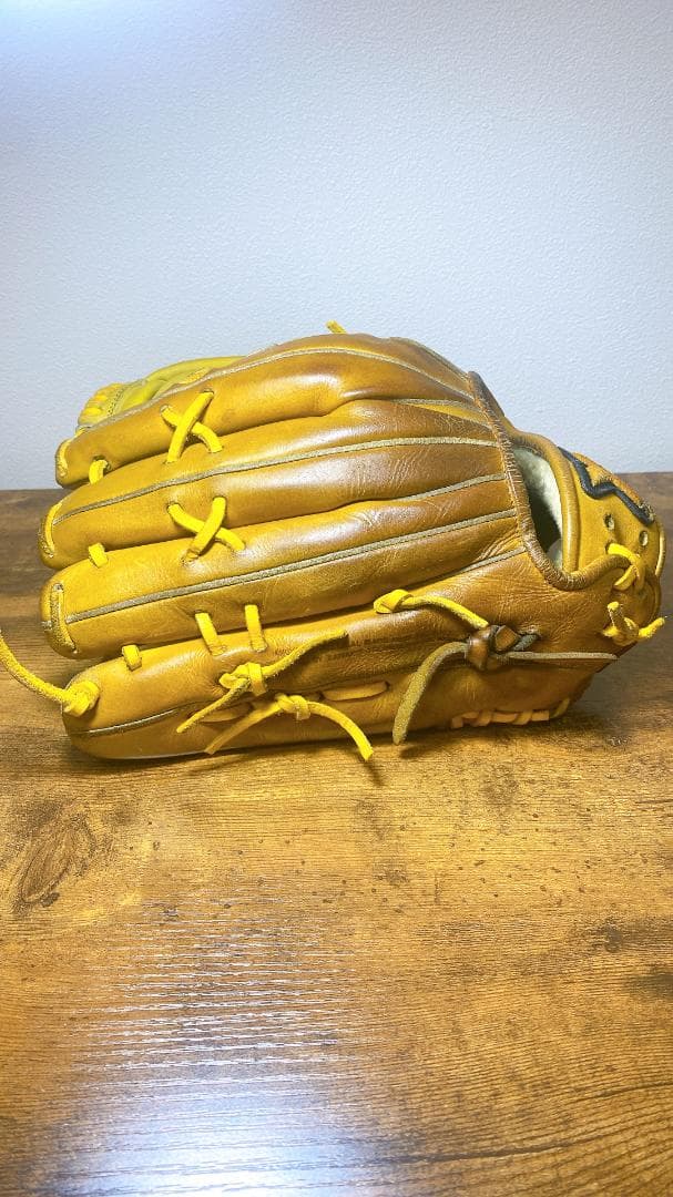 【送料無料】ザナックス 軟式用グローブ 外野手用 草野球 イエロー 一般軟式用