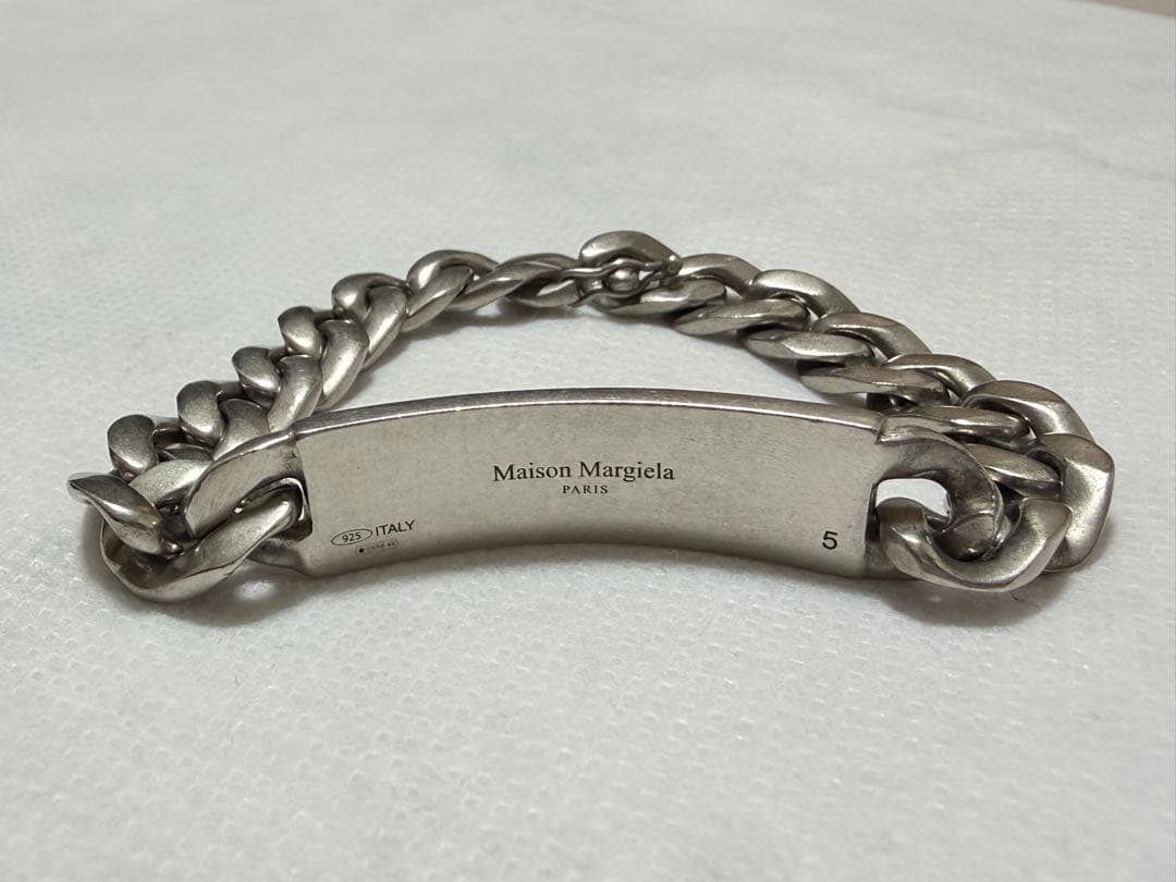 Maison Margiela ID チェーンブレスレット Size5 本物保証