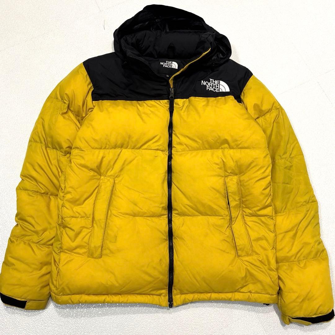 【サイズXL】ノースフェイス　ヌプシジャケット　ダウン　ND91841　イエロー