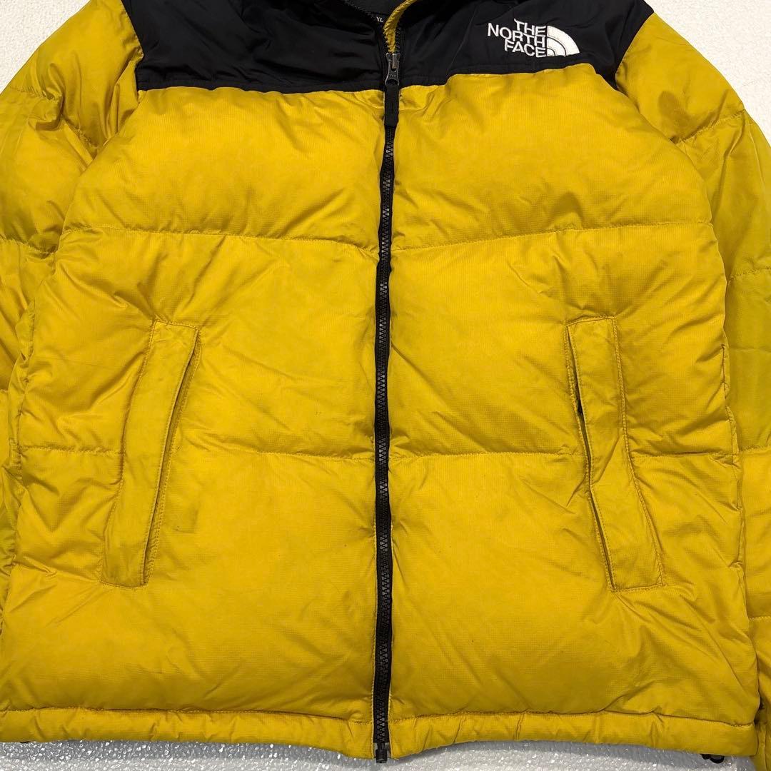【サイズXL】ノースフェイス　ヌプシジャケット　ダウン　ND91841　イエロー