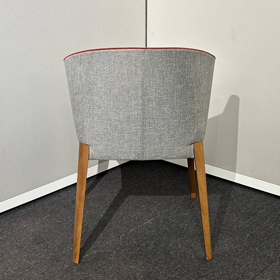 arflex ダイニングチェア FLUTE グレー 木目