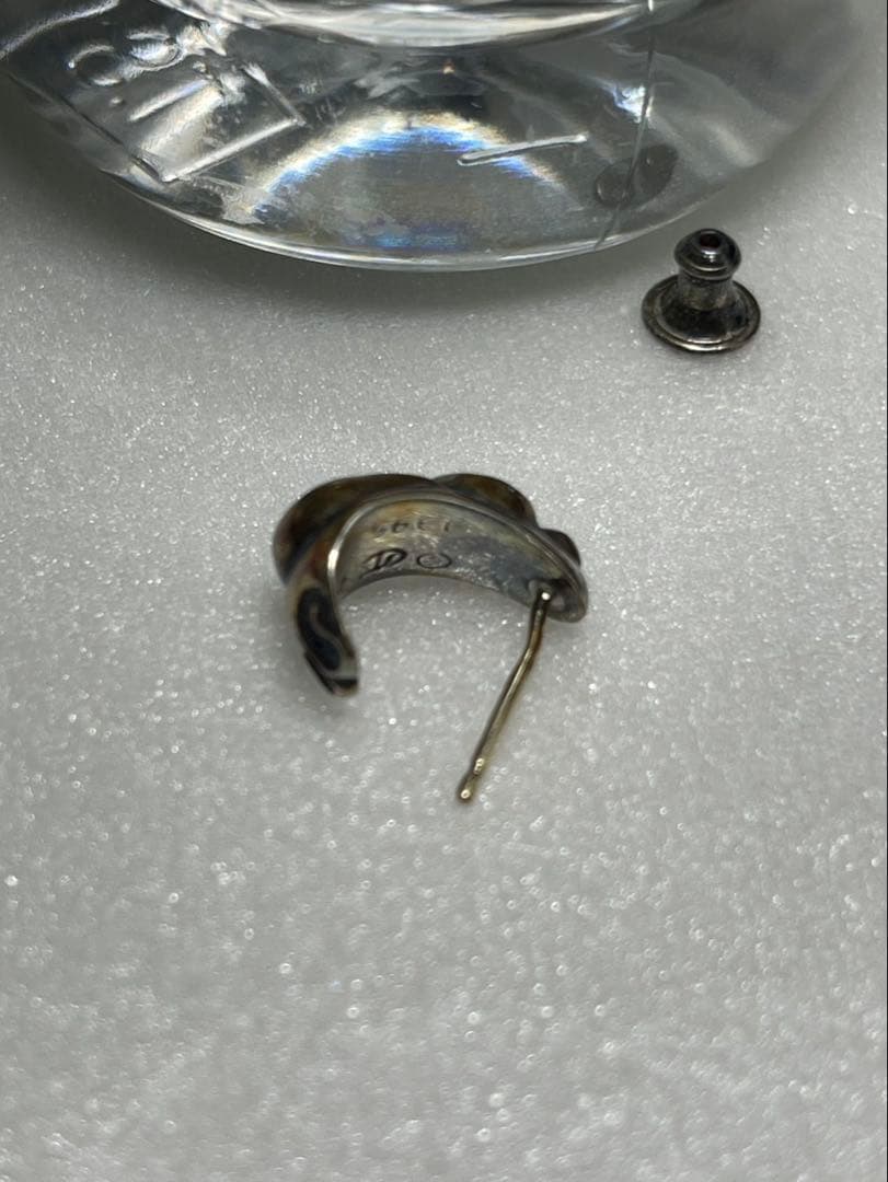 ア*シ様 クロムハーツ　ピアス　カーブドティアドロップピアス　イヤリング　水