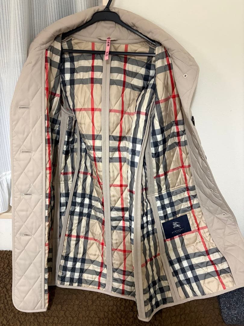 Burberry ベージュ キルティングコート
