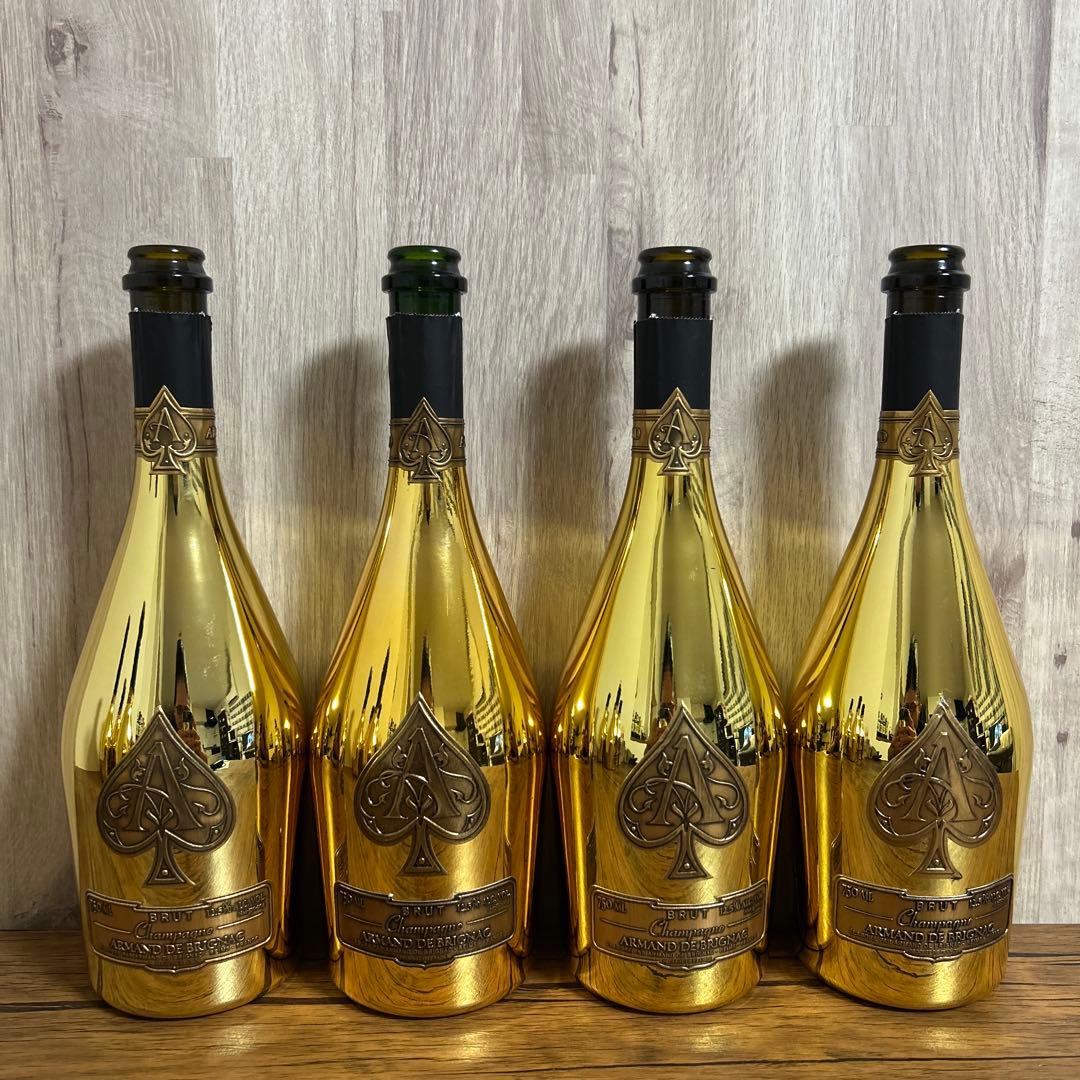 アルマンド ゴールド シャンパン 空瓶 12本セット - メルカリ