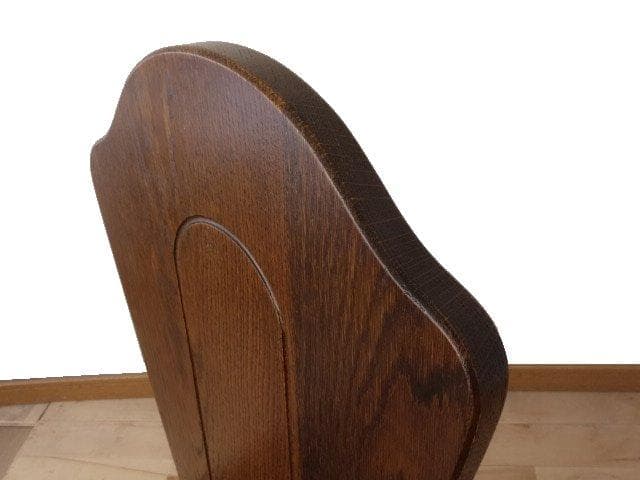 勇峰工芸　チロル　イス①　チェアー　ナラ材家具　 旭川家具　再塗装済　ＵＳＥＤ