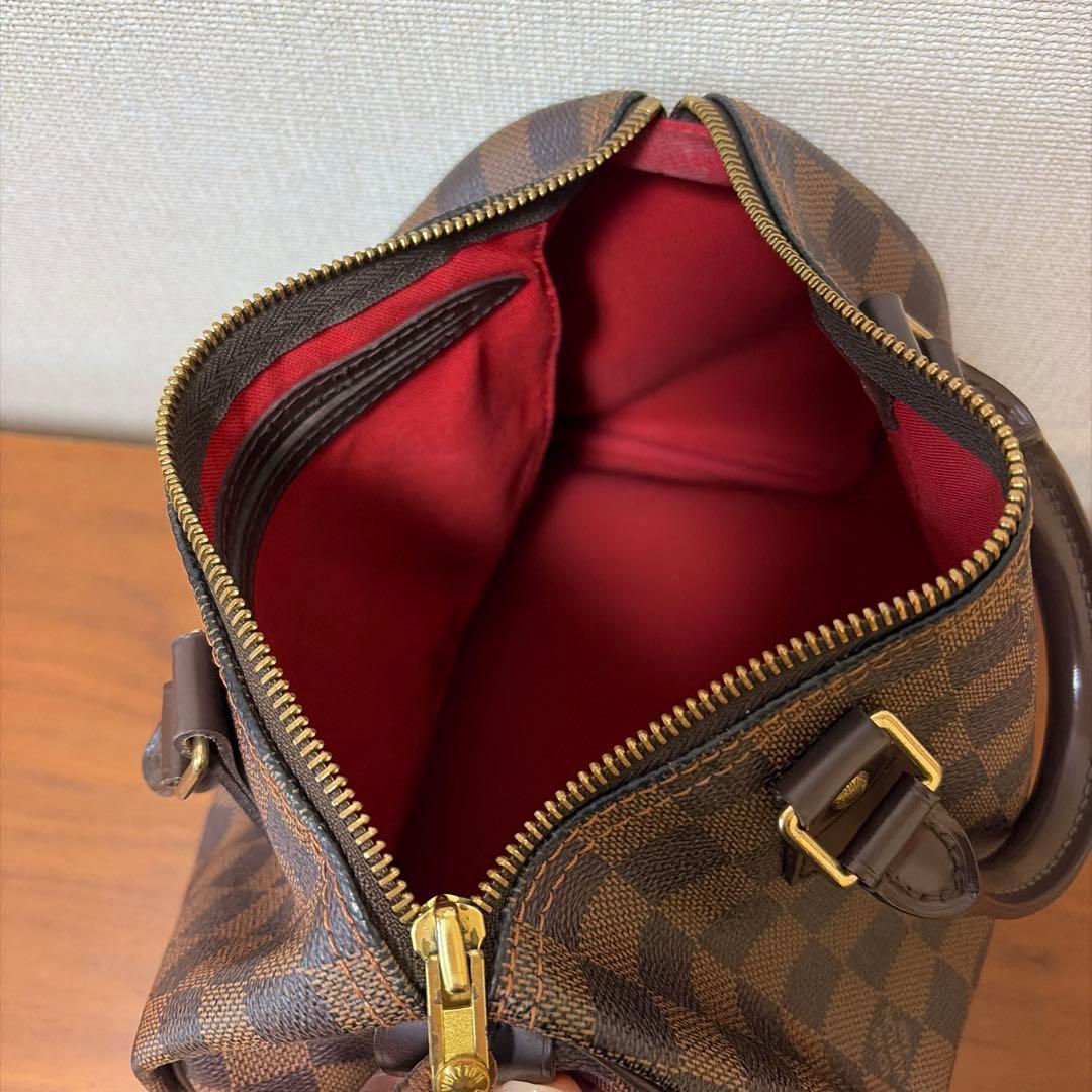 【値下げ】美品 LOUIS VUITTON ダミエ スピーディ25 ハンドバッグ