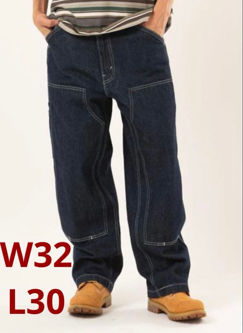 Levi's WORKWEAR 568 LOOSE ダブルニー W32/L30 - メルカリ