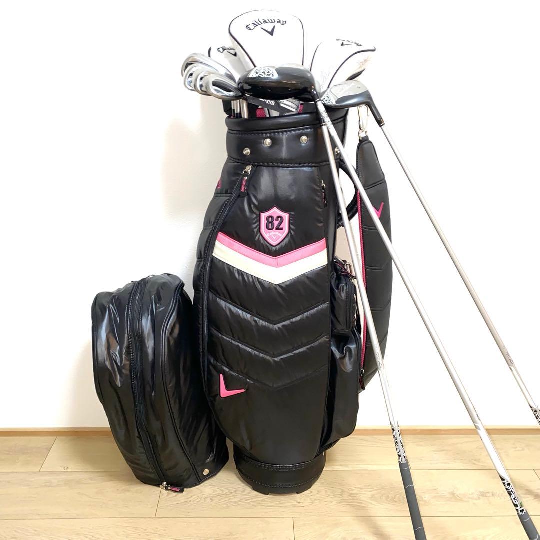 キャロウェイ レディース用ゴルフクラブ セット☆初心者 女性右利き用 バッグ付