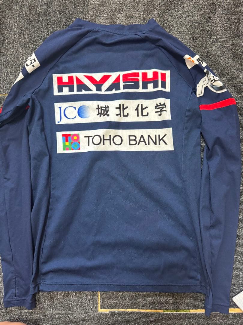 いわきfc 支給品 チームウェア 長袖シャツショートパンツセット